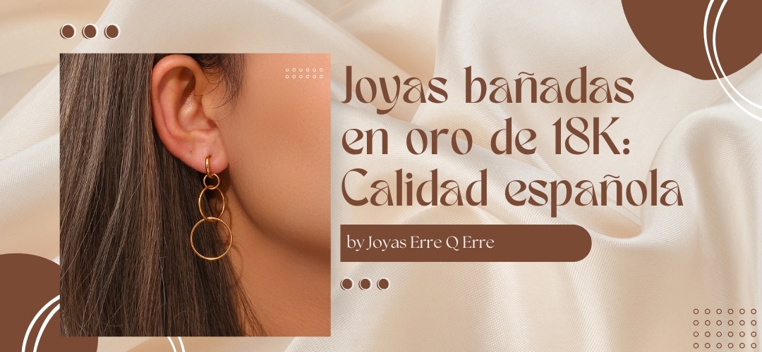 joyas banadas en oro de 18k